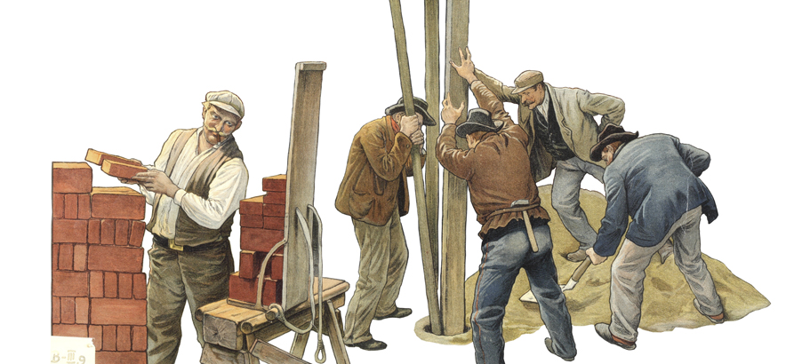 Museum der Arbeit – Kataloggestaltung – Foto Zimmermänner