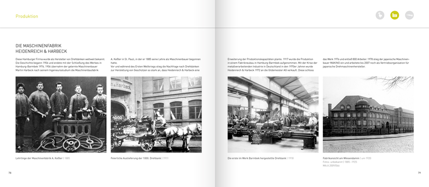 Museum der Arbeit – Kataloggestaltung – Die Palette