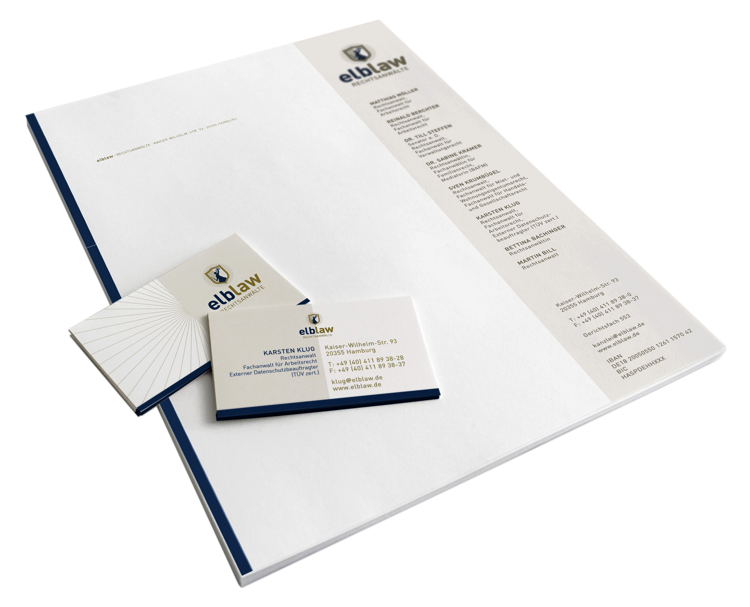 elblaw Rechtsanwälte – Logo und Corporate Design