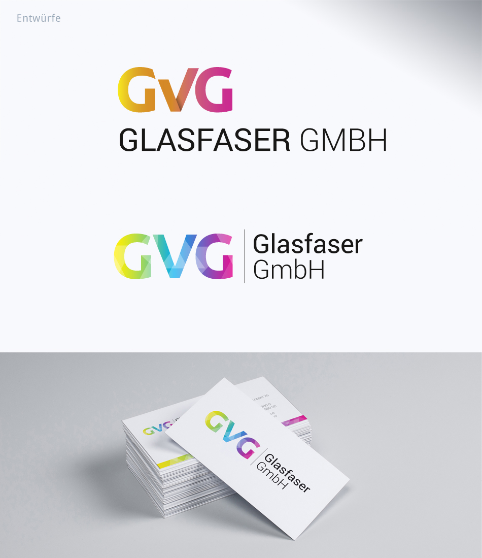 Glasfaser GmbH – Logoentwicklung, Corporate Design