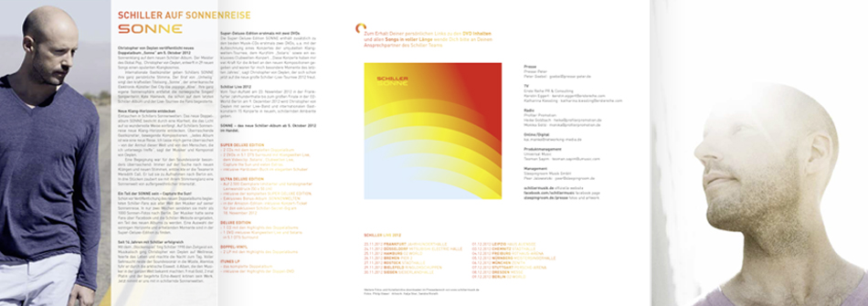Schiller Sonne – Pressemappe