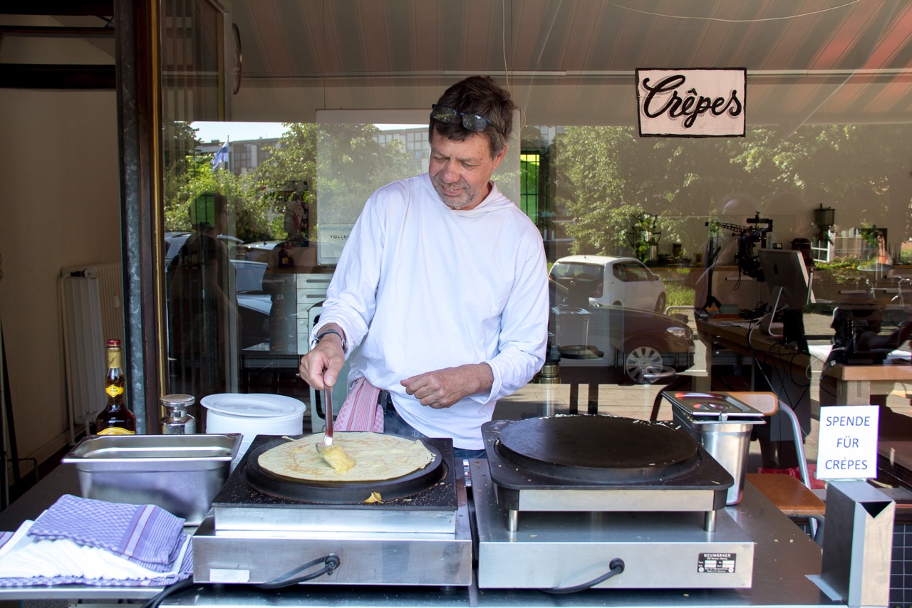 Venusbergfest Crepes-Stand